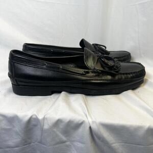 Dexter Kiltie Tassel Loafer Black Size 10M READ GUC See Pictures